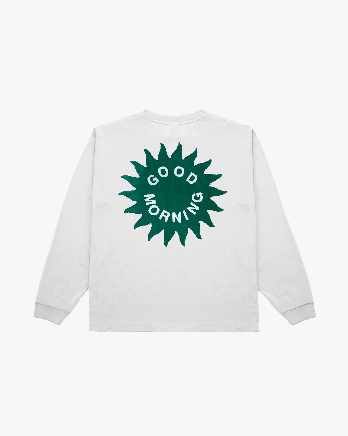 GOOD MORNING TAPES - Dance With The Plants LS Tee White
