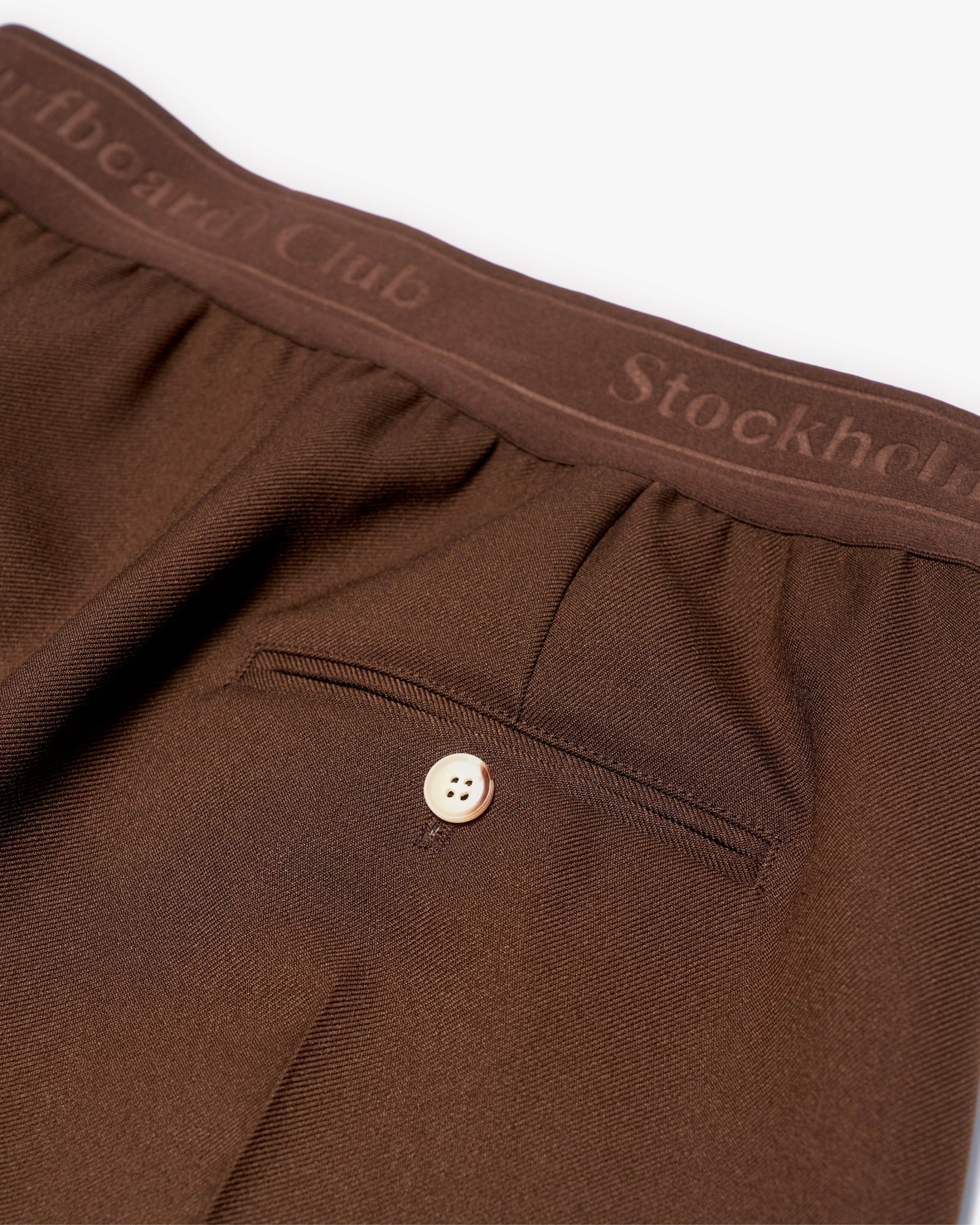 STOCKHOLM (SURFBOARD) CLUB - Elaine Relaxed Fit Brown Trousers