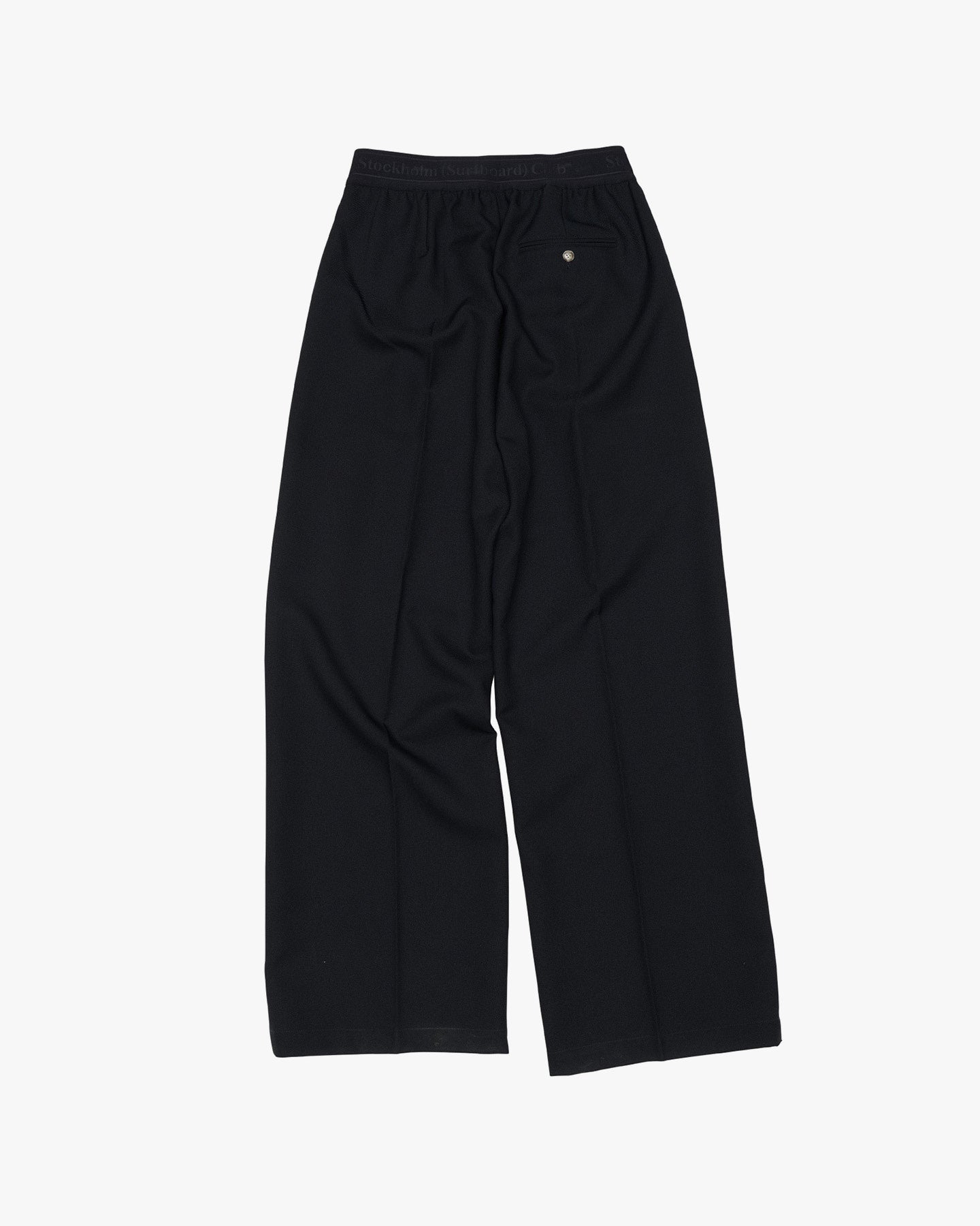 STOCKHOLM (SURFBOARD) CLUB - Elaine Wide Leg Trousers Black