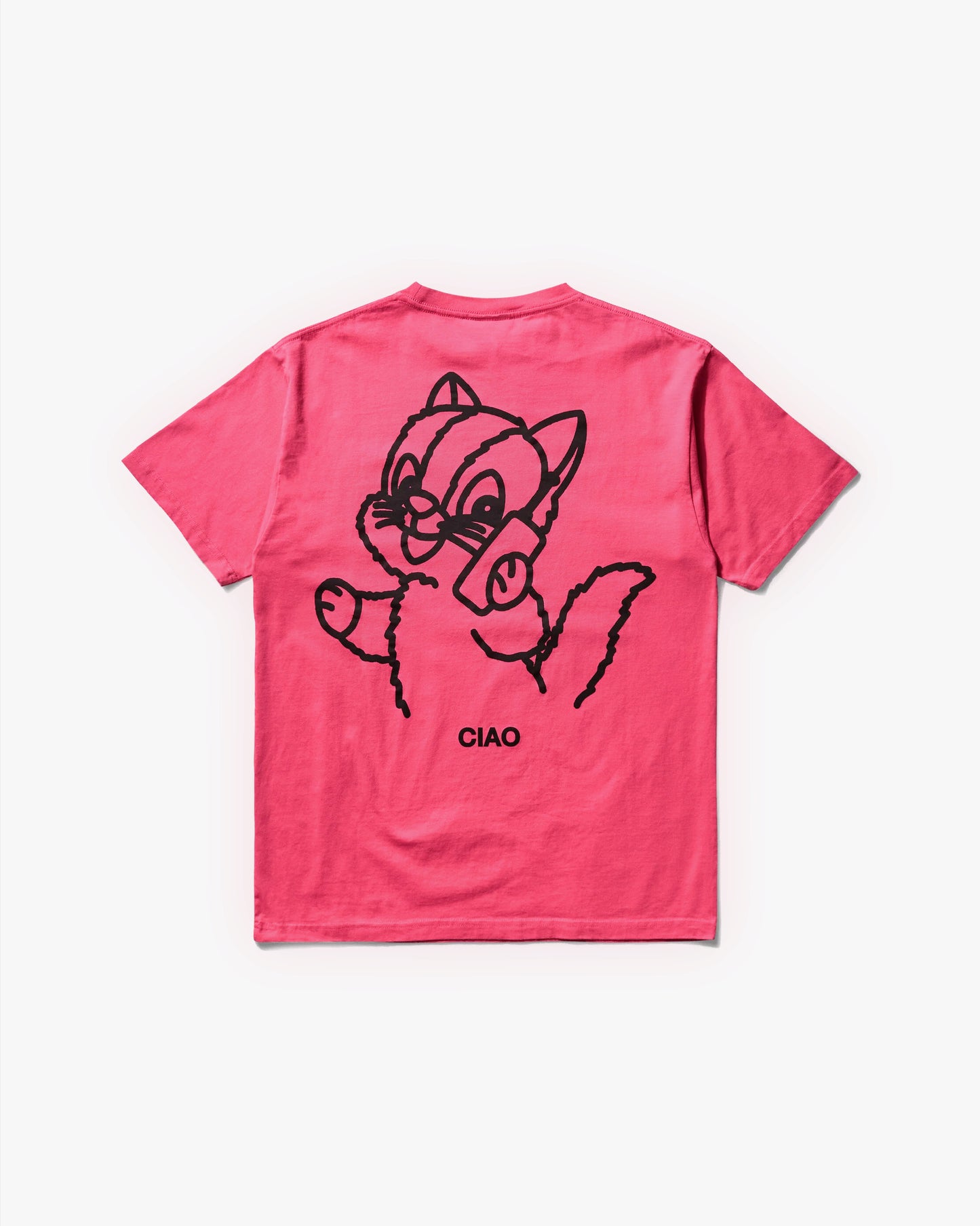 PUBLIC POSSESSION - Ciao Ciao Cherry Pink SS Tee