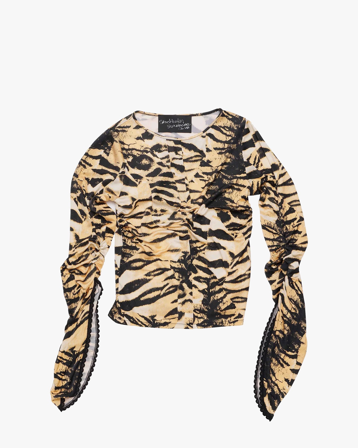 STOCKHOLM (SURFBOARD) CLUB - Tiger Printed LS Top