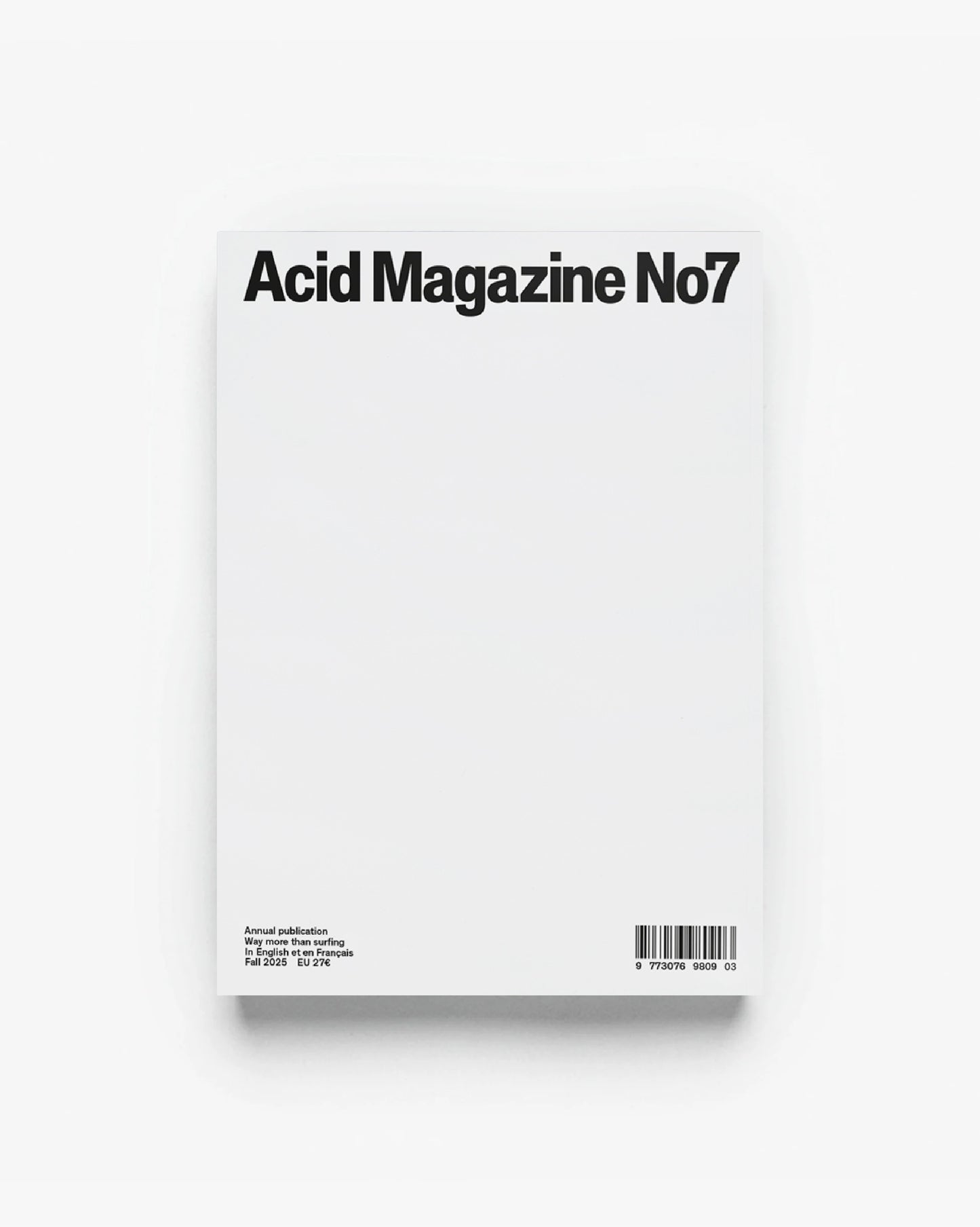 ACID MAGAZINE - Issue #7