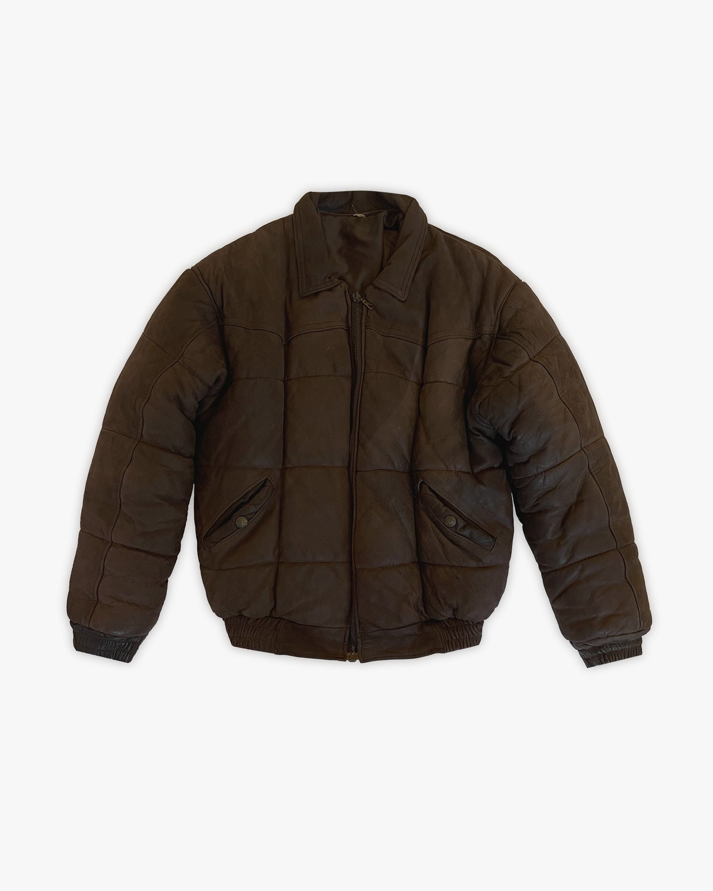 FADEAD VINTAGE - Puffer Leather Bombers 90s