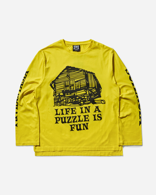 PUBLIC POSSESSION - Phantasia Sciencia Yellow LS Tee