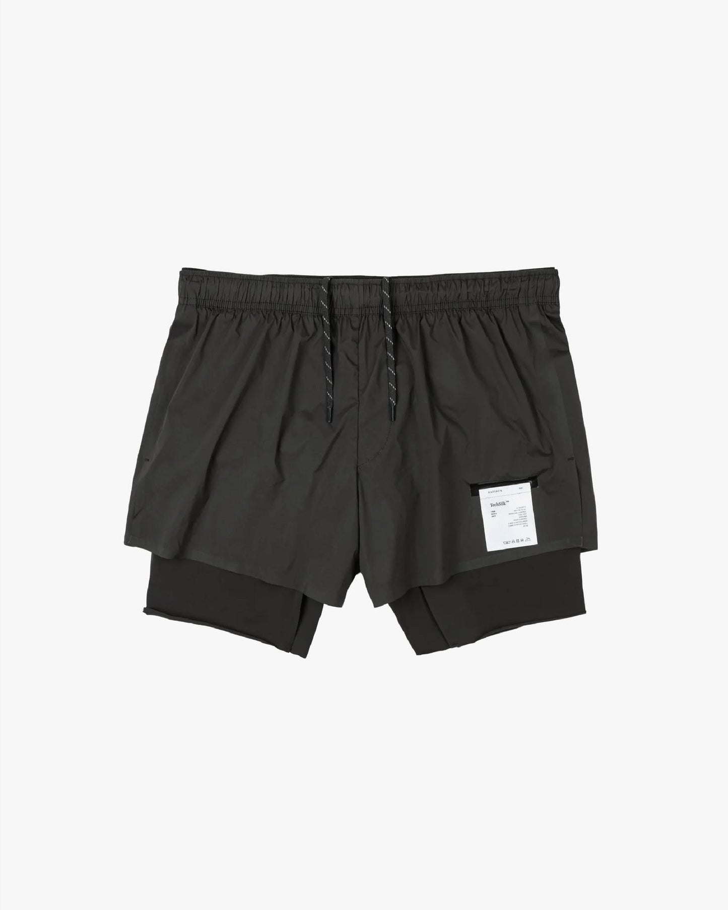 SATISFY - Distance 8” Shorts Black Silk