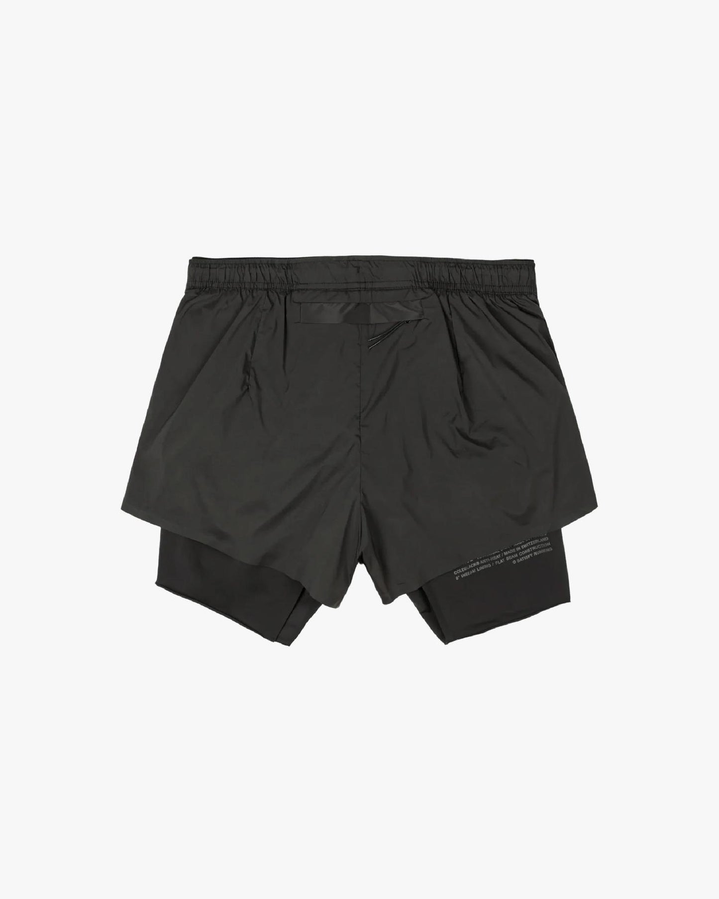 SATISFY - Distance 8” Shorts Black Silk