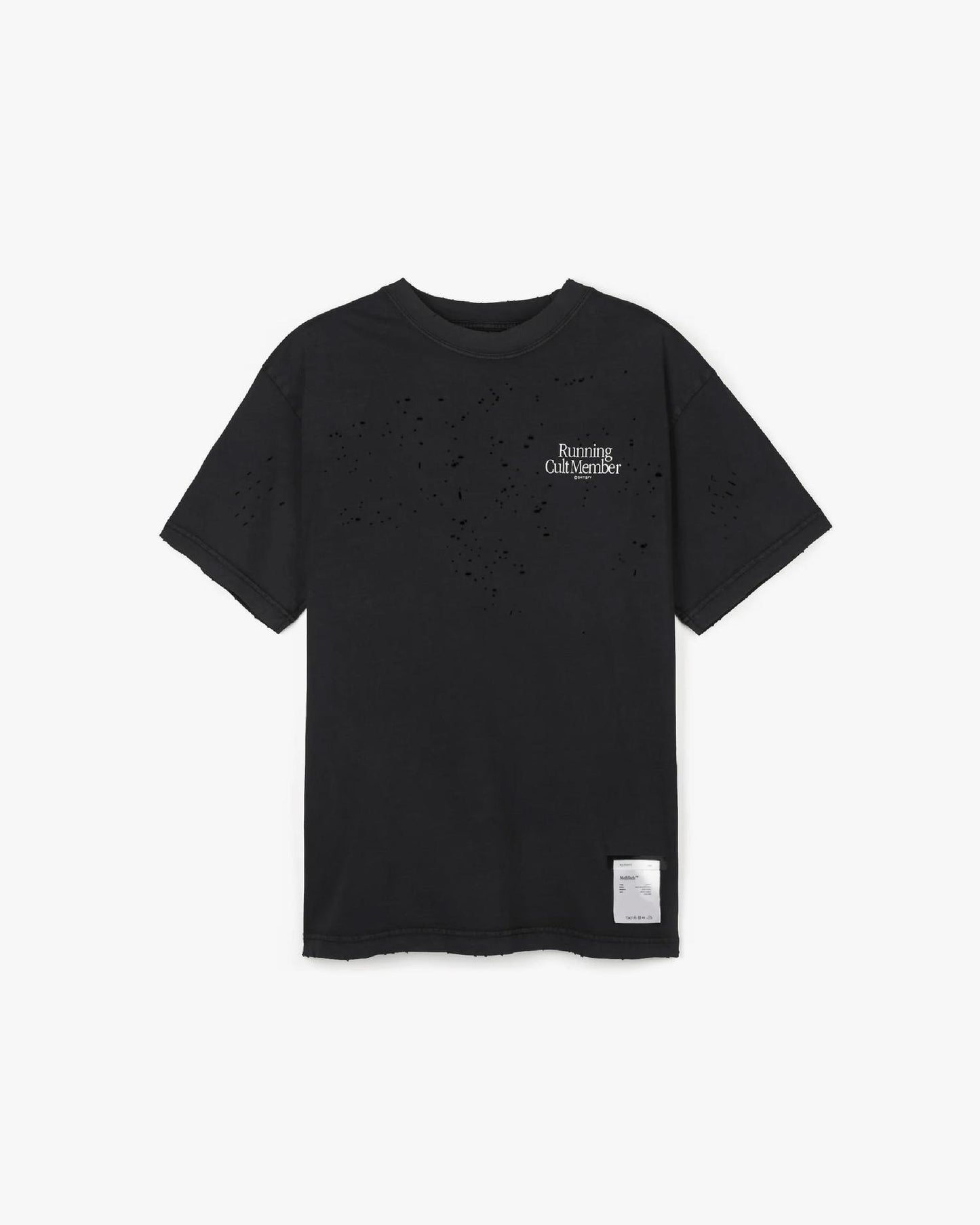 SATISFY - Mothtech™ SS Tee Black