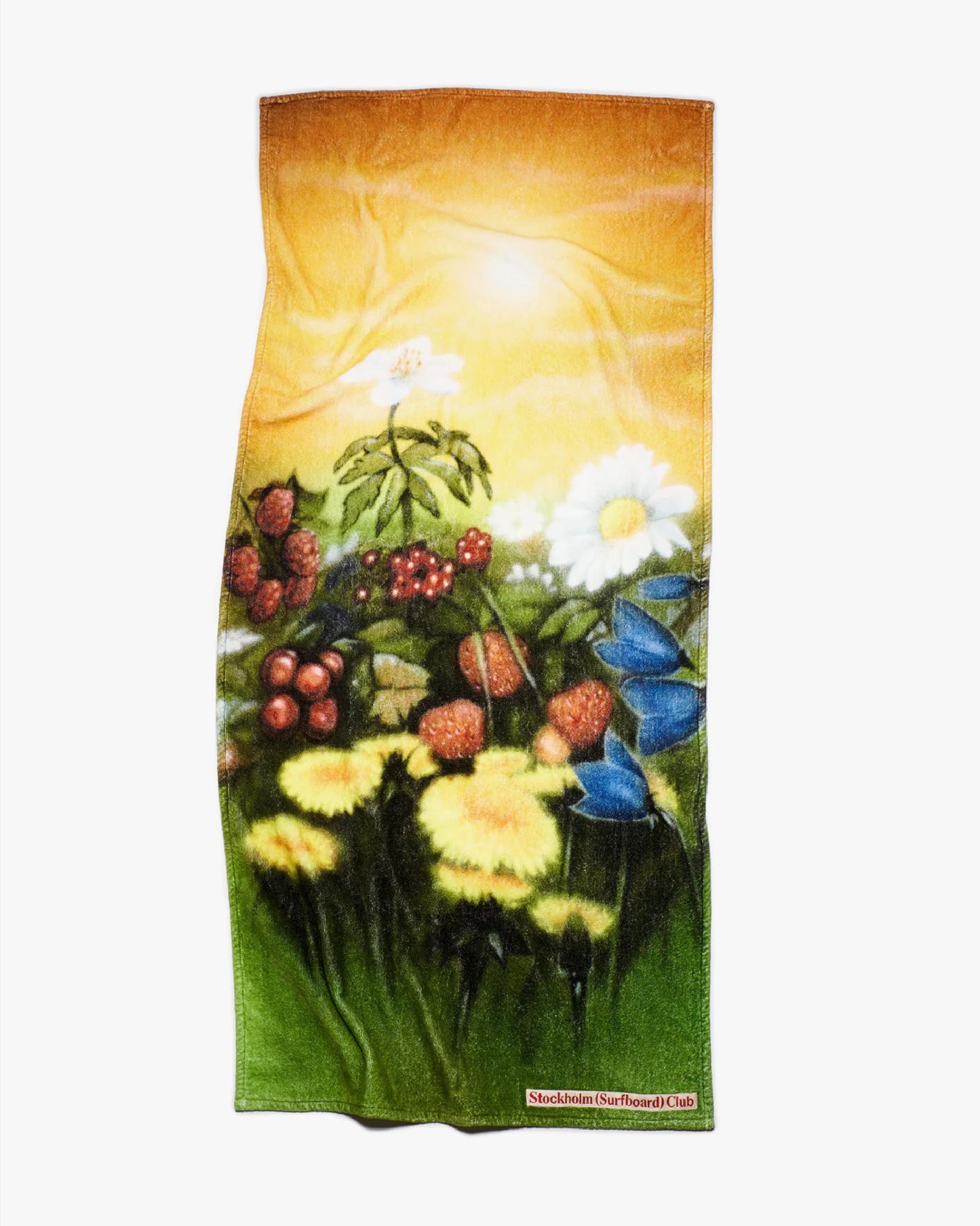 STOCKHOLM (SURFBOARD) CLUB - Printed Beach Towel Flowers