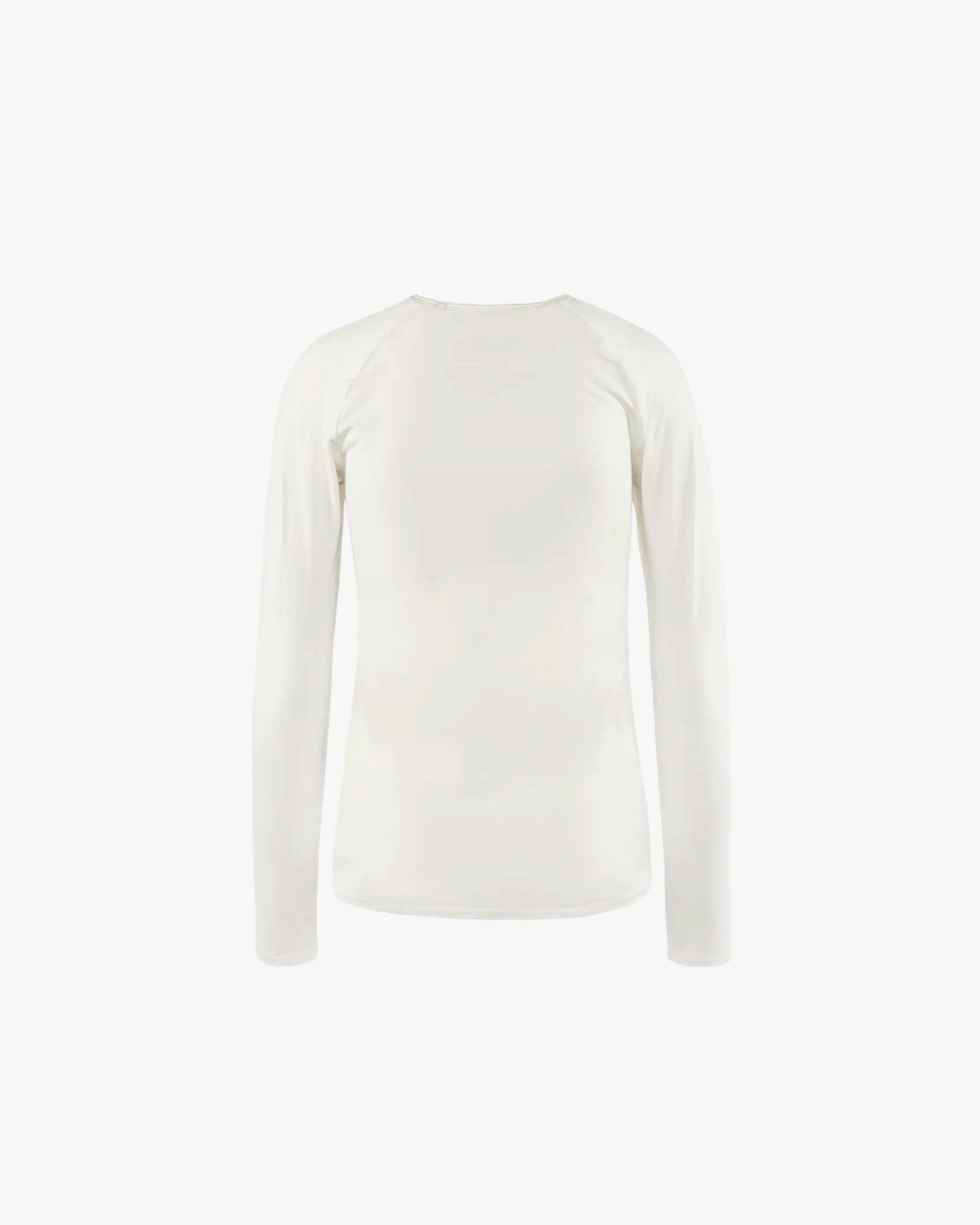 DISTRICT VISION - Ultralight Aloe Long Sleeve Fitted Tee - White