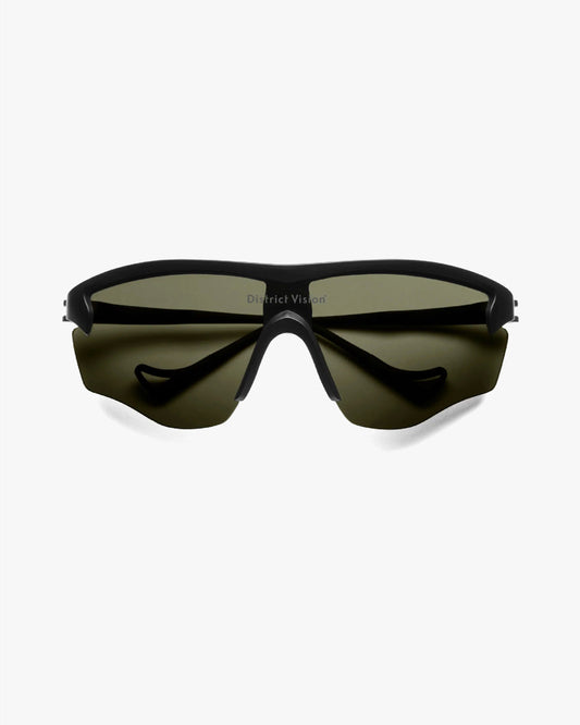 DISTRICT VISION - Junya Racer Sunglasses - Black