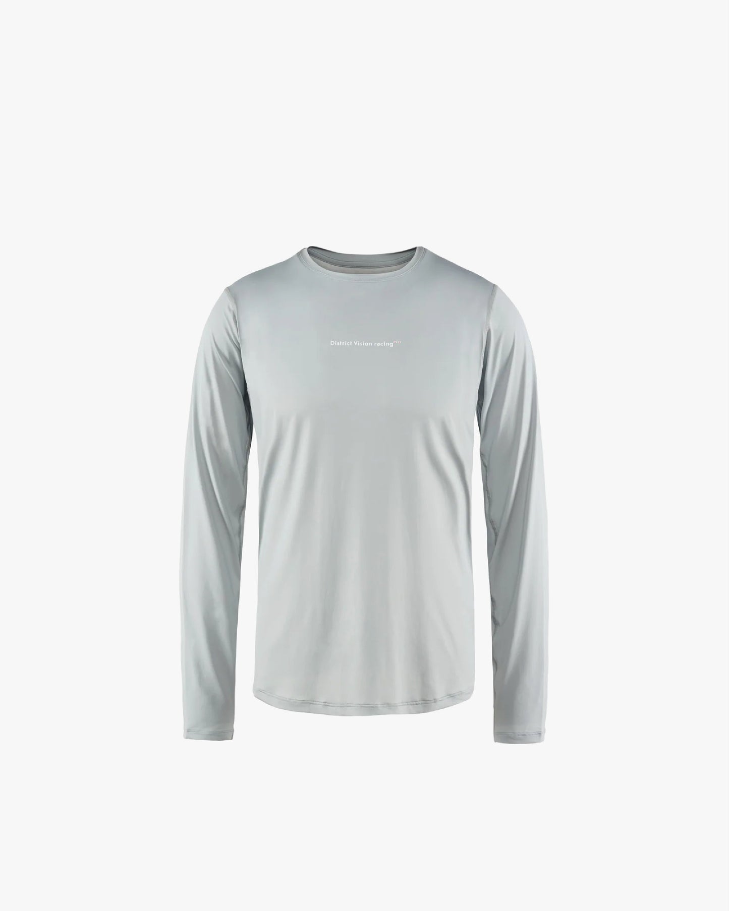 DISTRICT VISION - Ultralight Aloe Long Sleeve Tee - Grey