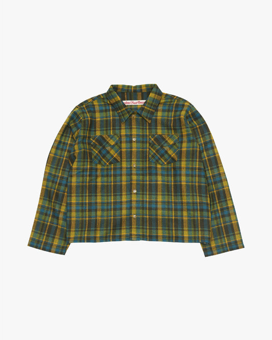 STOCKHOLM (SURFBOARD) CLUB - Flannel Overshirt Moustard