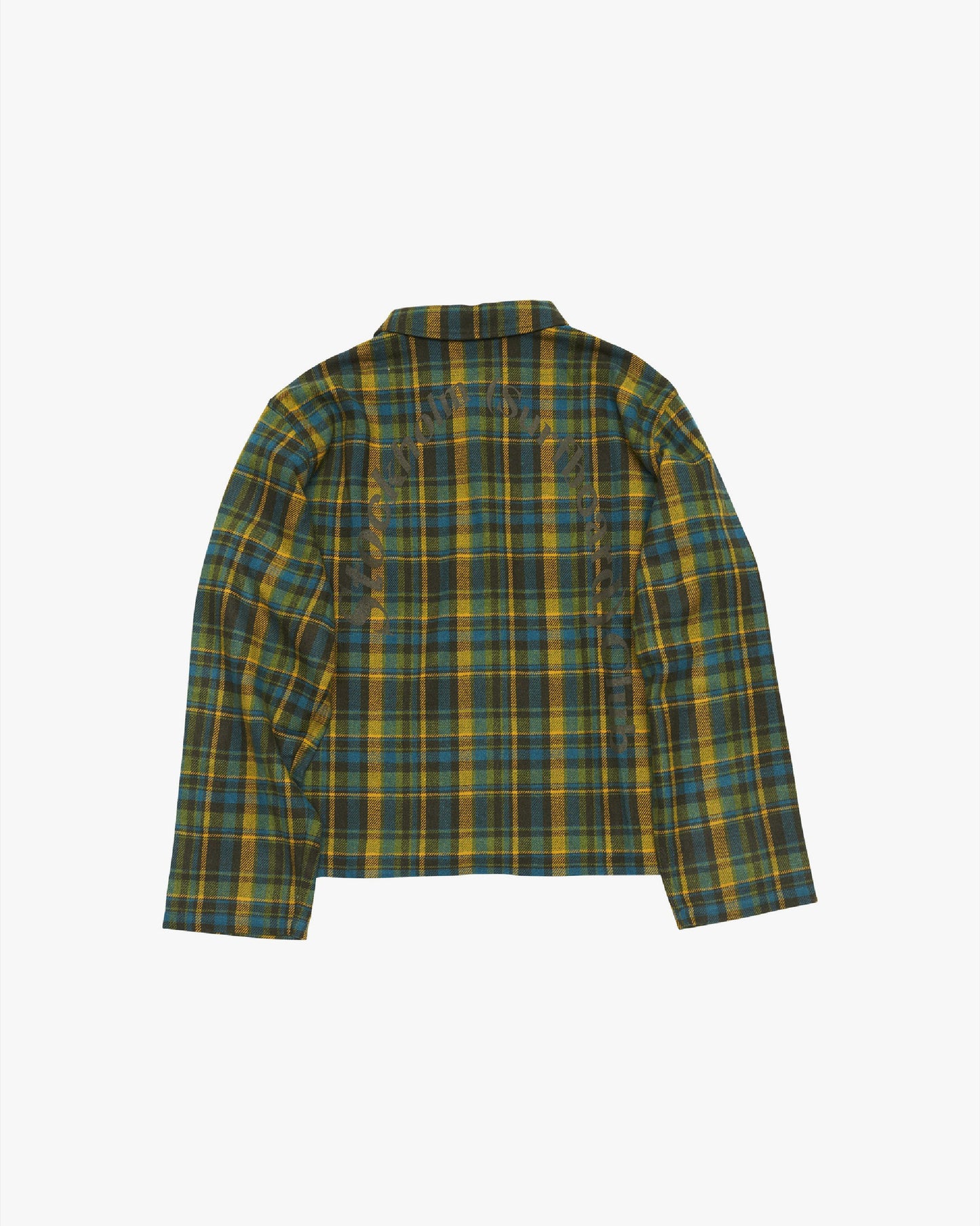 STOCKHOLM (SURFBOARD) CLUB - Flannel Overshirt Moustard