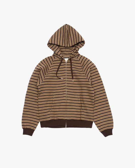 STOCKHOLM (SURFBOARD) CLUB - Striped Zip Hoodie