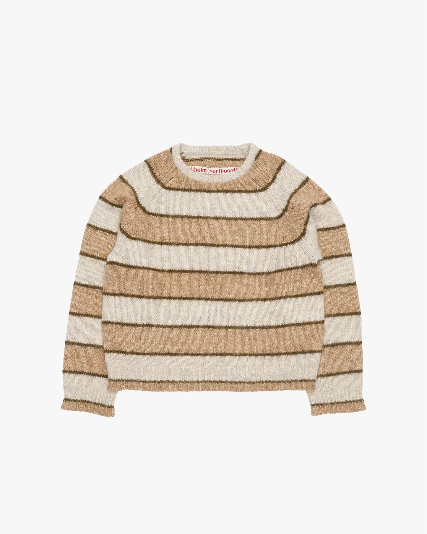 STOCKHOLM (SURFBOARD) CLUB - Raglan Knitted Sweater Brown