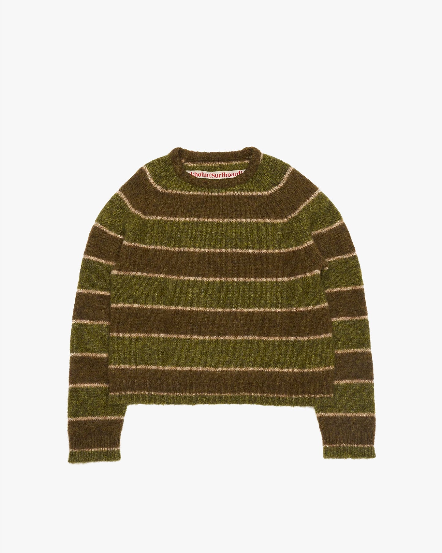 STOCKHOLM (SURFBOARD) CLUB - Raglan Knitted Sweater - Green