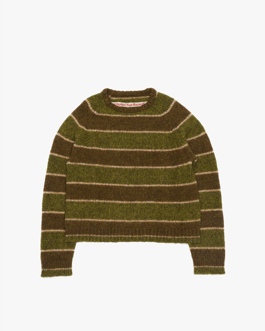 STOCKHOLM (SURFBOARD) CLUB - Raglan Knitted Sweater - Green