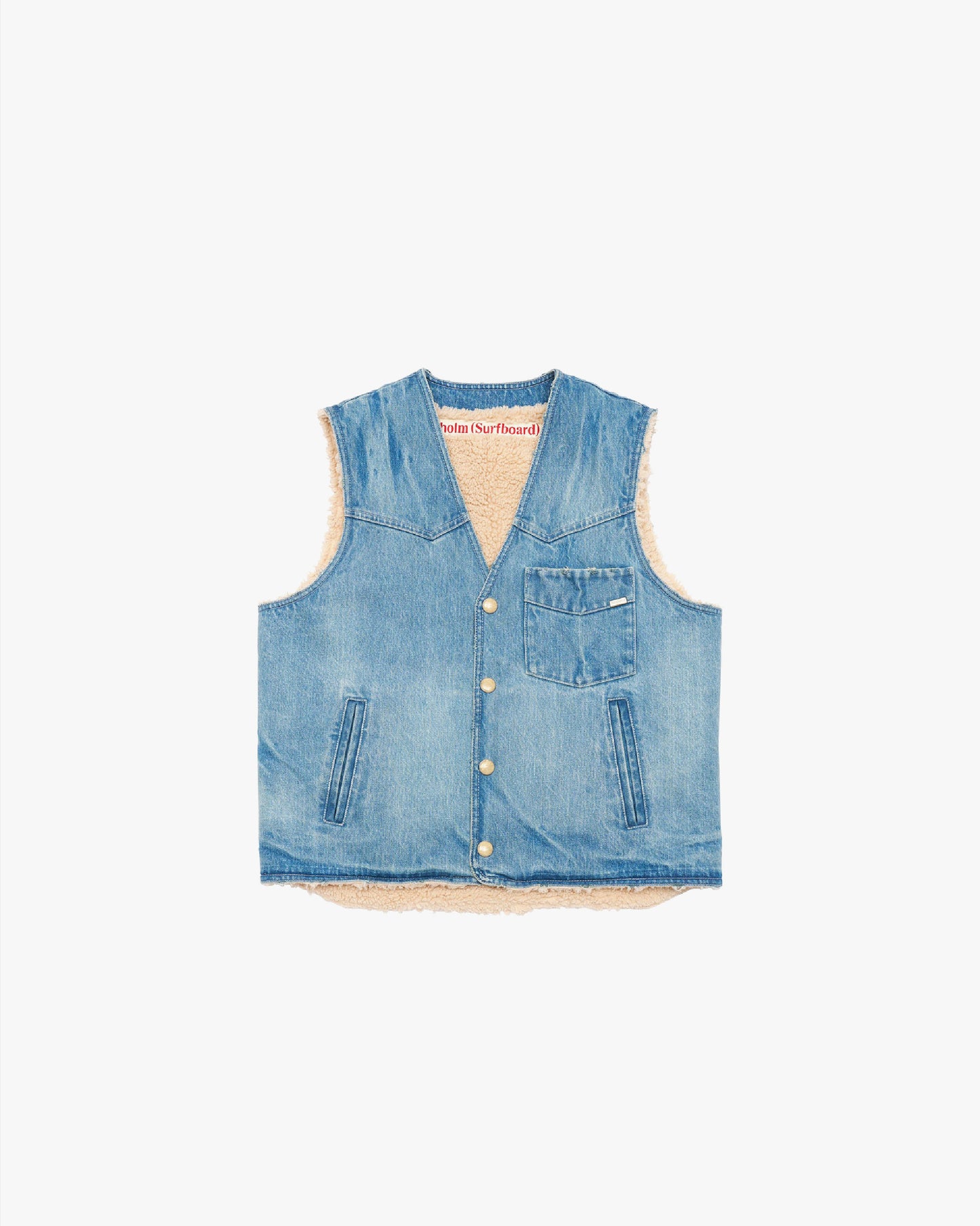 STOCKHOLM (SURFBOARD) CLUB - Denim Work Vest