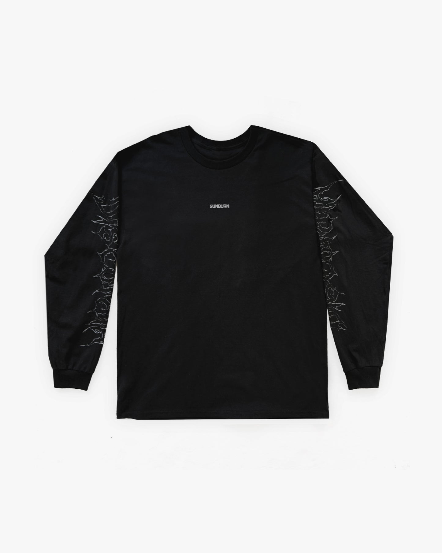 SUNBURN - DISCORDIA Logo LS Tee Black