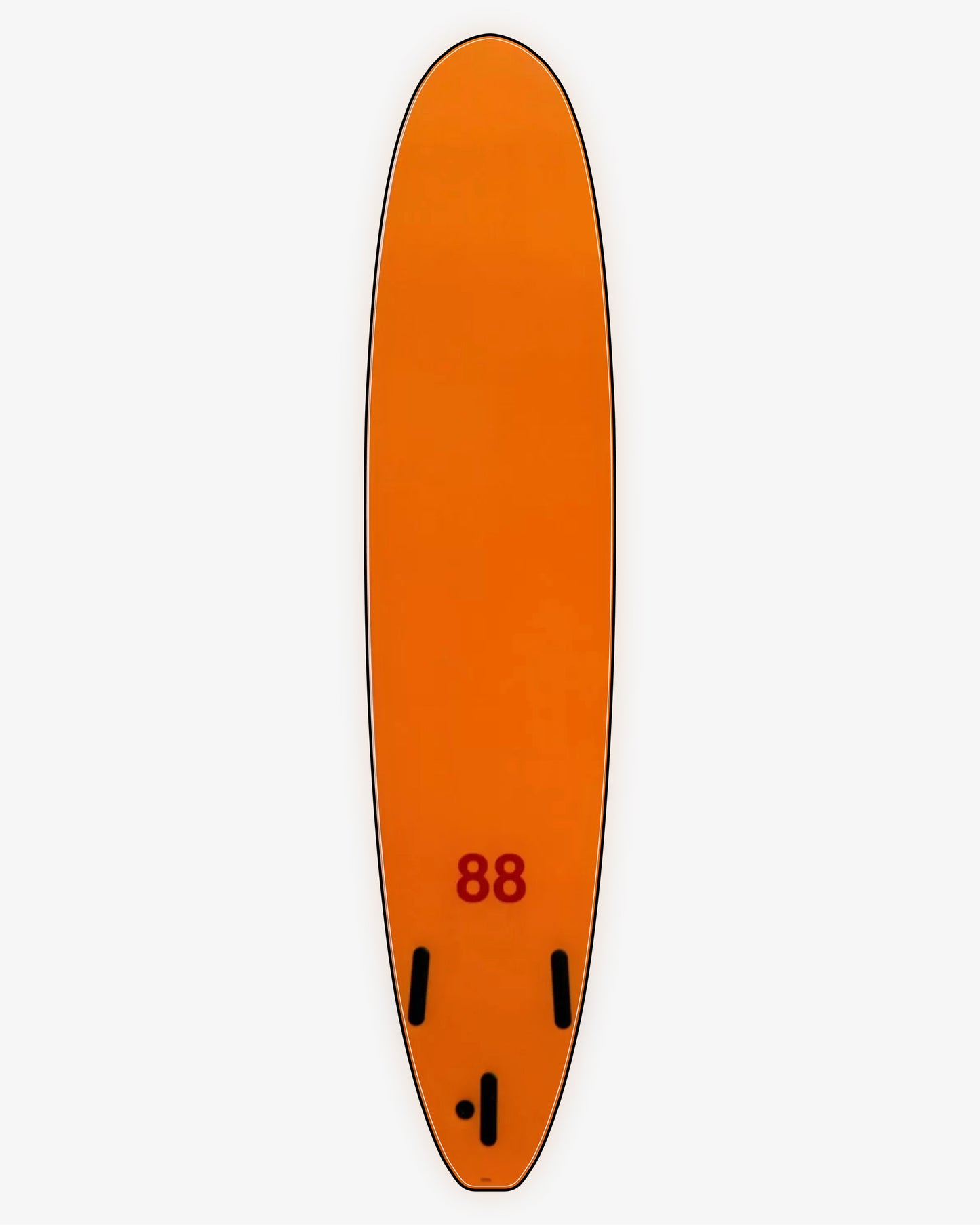 88 SURFBOARDS - 8’0 Thruster Burgundy / Orange