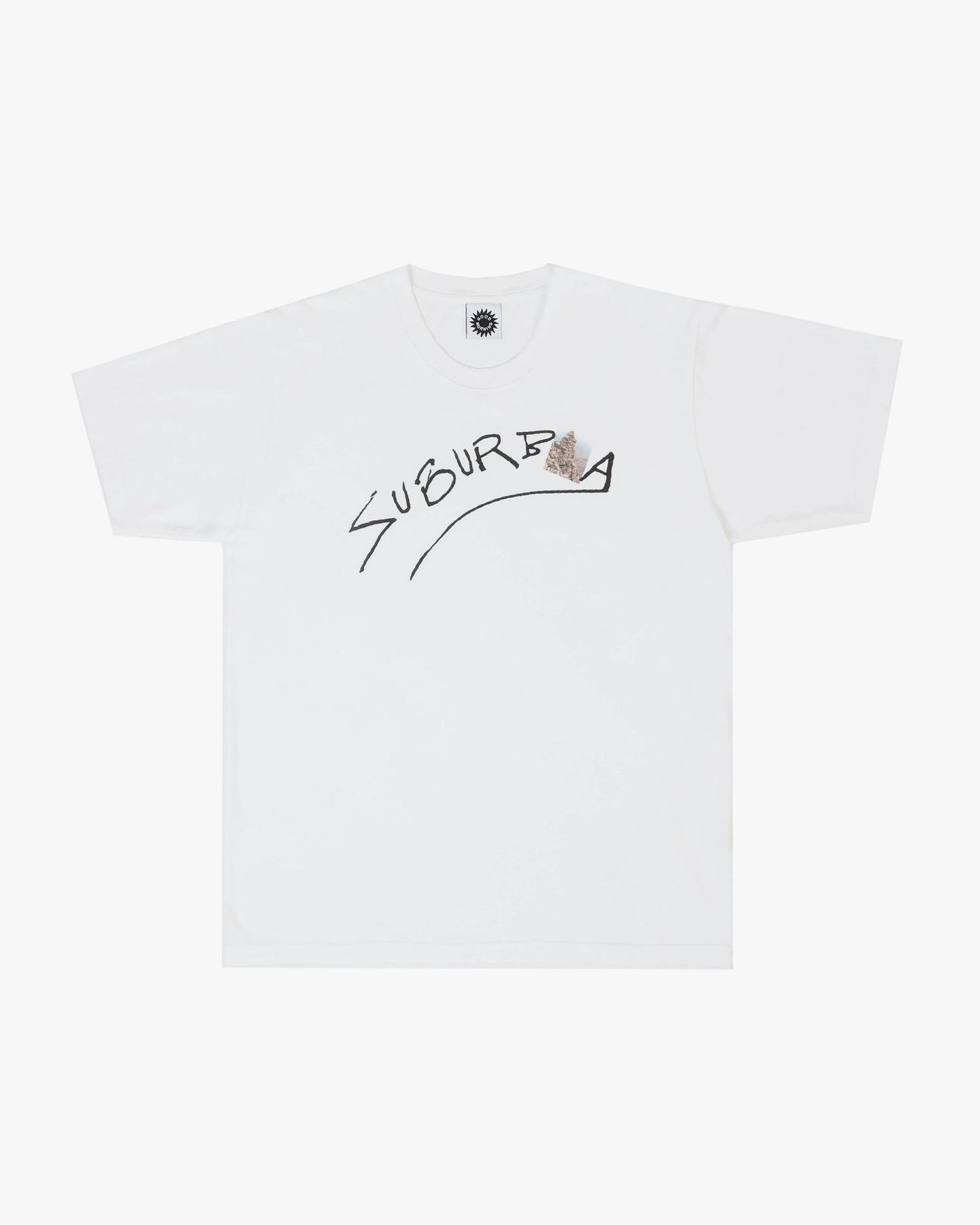 GOOD MORNING TAPES - Suburbia SS Tee White