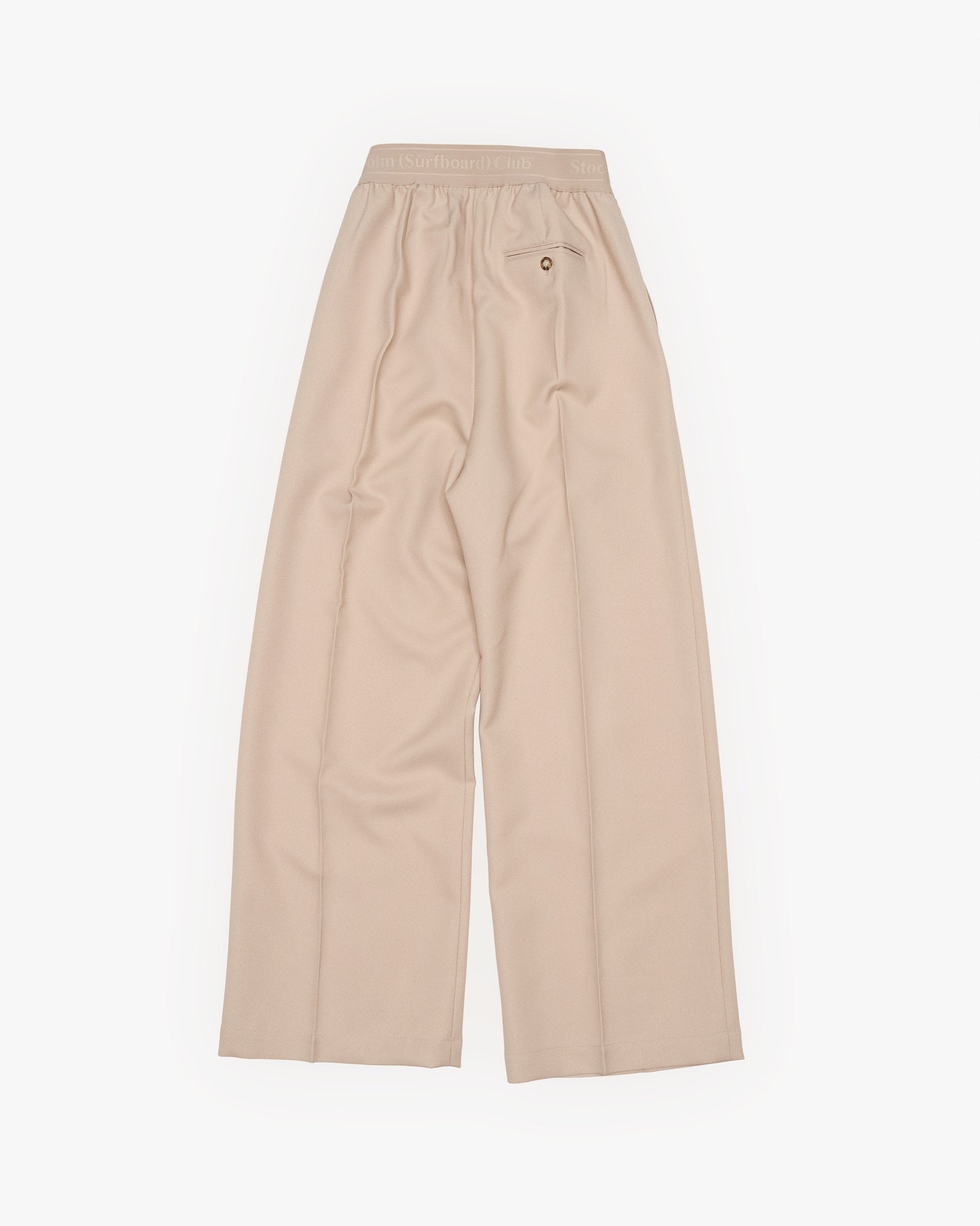 STOCKHOLM (SURFBOARD) CLUB - Elaine Wide Leg Trousers Beige