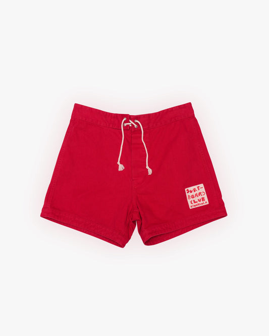 STOCKHOLM (SURFBOARD) CLUB - Cotton Shorts Red