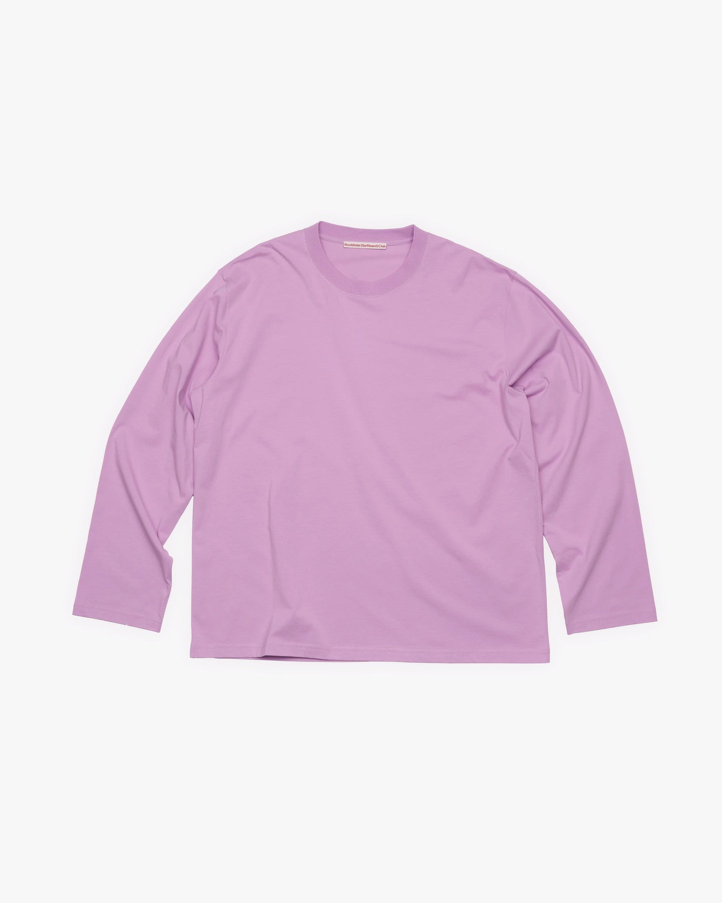 STOCKHOLM (SURFBOARD) CLUB - Greg Back Logo Longsleeve Tee Purple