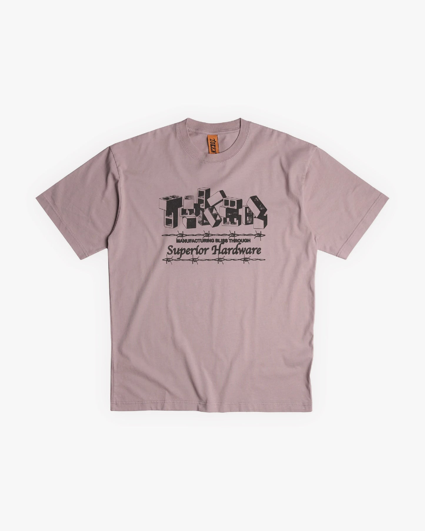 TOKEN TOKEN TOKEN - Breeze Block SS Tee Mauve