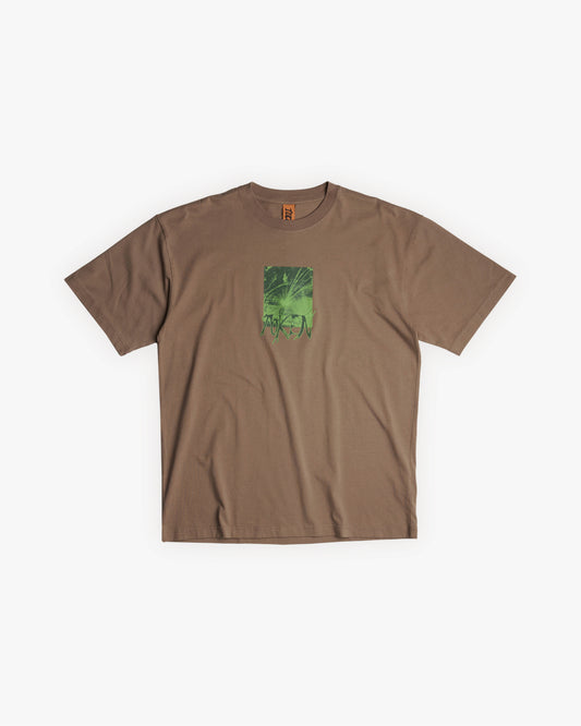 TOKEN TOKEN TOKEN - Cracked SS Tee Walnut