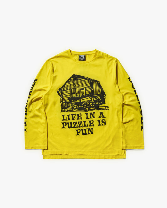 PUBLIC POSSESSION - Phantasia Sciencia Yellow LS Tee