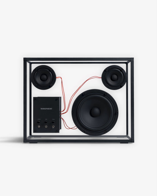 TRANSPARENT - Transparent Speaker Black & Red