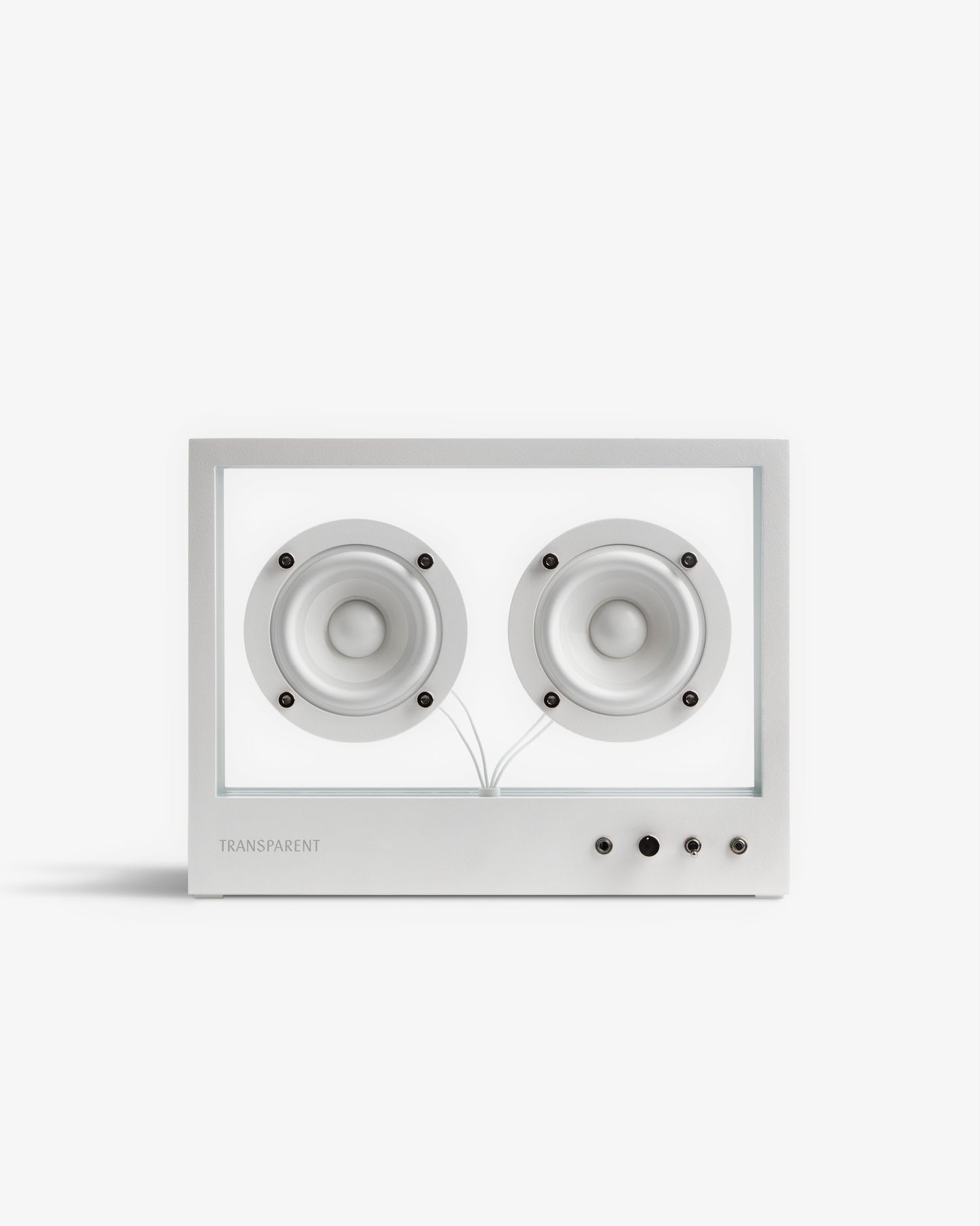 TRANSPARENT - Small Transparent Speaker White