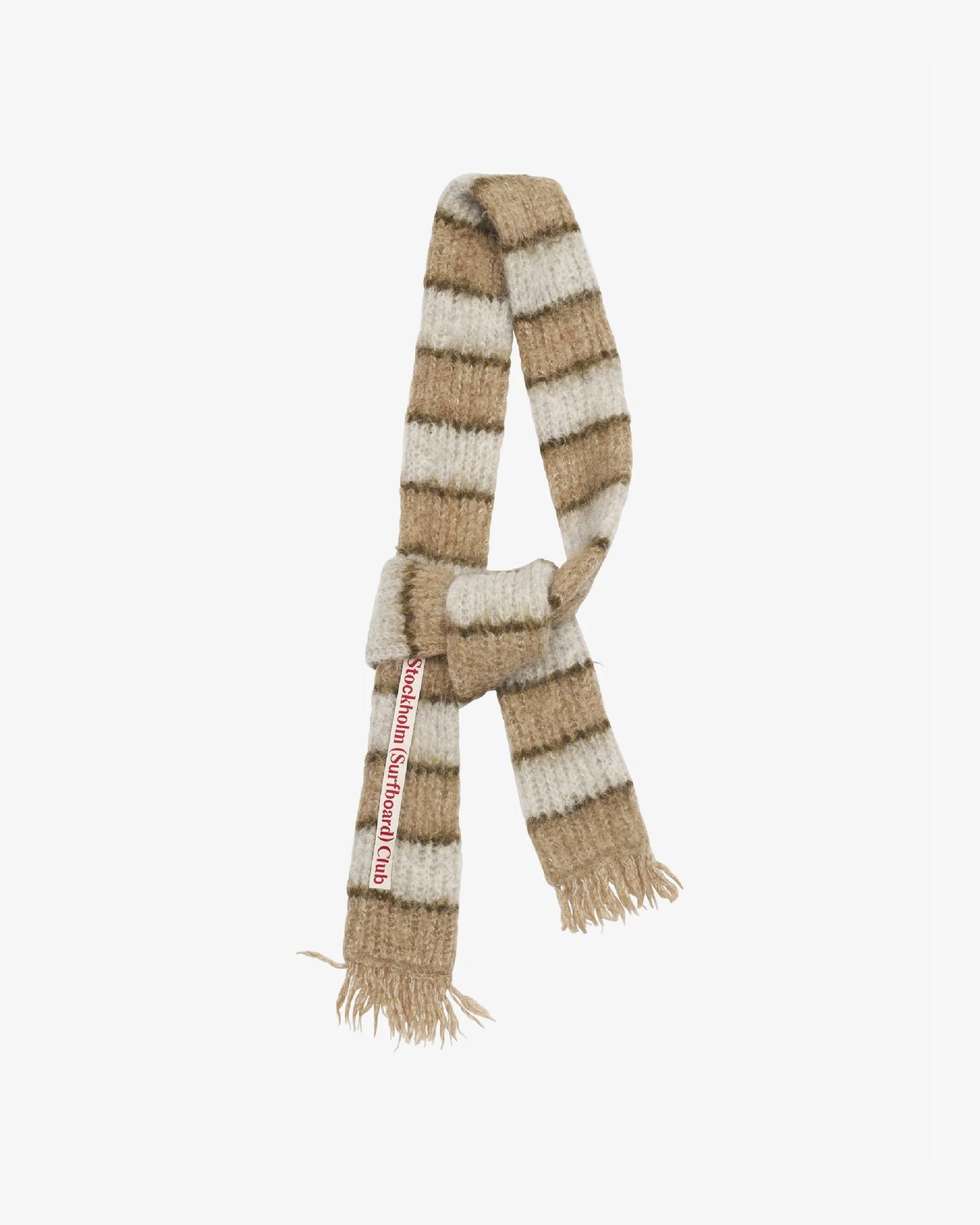STOCKHOLM (SURFBOARD) CLUB - Striped Knitted Scarf