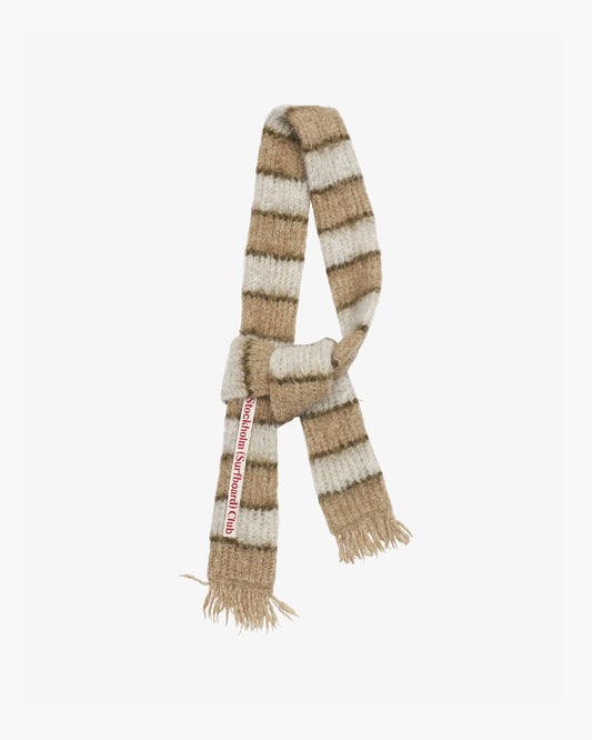 STOCKHOLM (SURFBOARD) CLUB - Striped Knitted Scarf